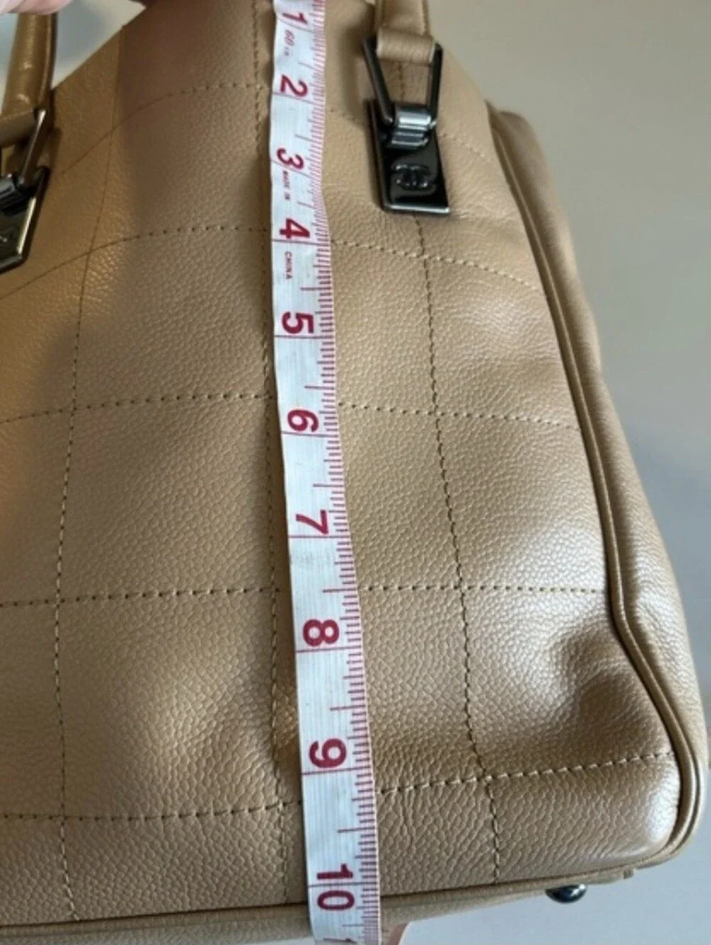 Chanel Chocolate Tote Beige